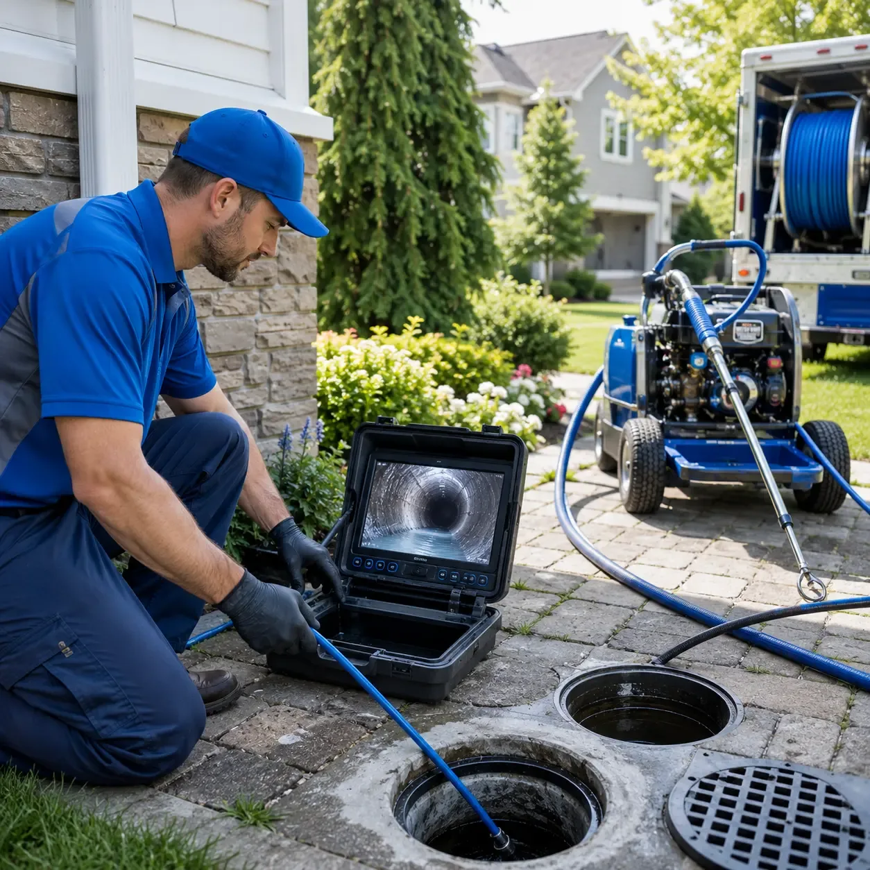 Outdoor drain cleaning professionals serving Medora, IN